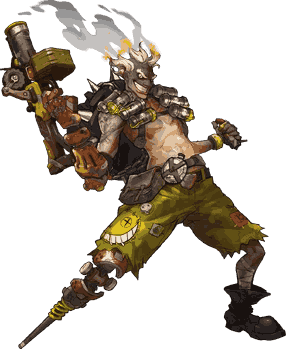 float image of Junkrat from overwatch